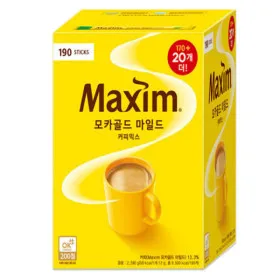 맥심 모카골드 마일드 커피믹스 190개