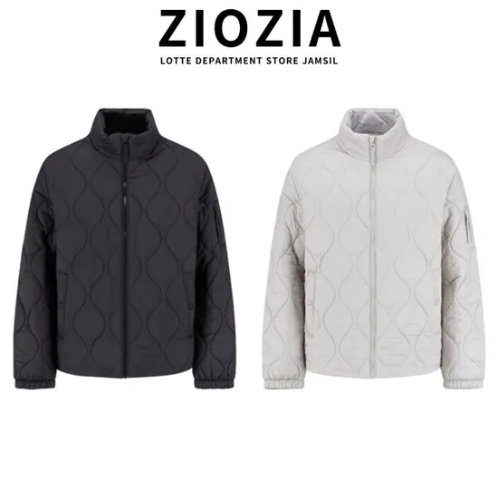 지오지아 퀄팅패턴 중경량패딩