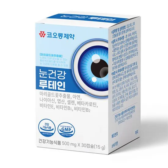 코오롱제약 눈건강 루테인 500mg 30정 3박스