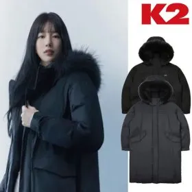 KWW24560 여성 롱 구스 씬다운 씬에어