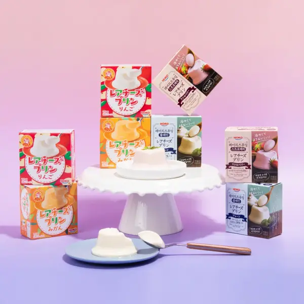 레어치즈 푸딩 플레인 스트로베리 사과맛 귤맛 각 1개 총 4개