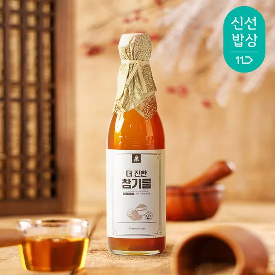 저온압착 당일착유 참기름 350ml 350ml