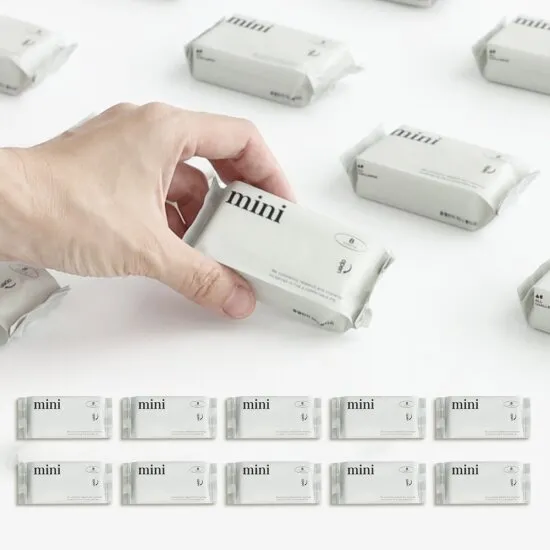 초미니 휴대용 물티슈 8매 0팩