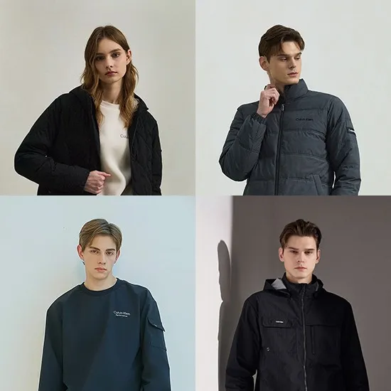 캘빈클라인스포츠 패딩 아우터 에센셜 3종세트