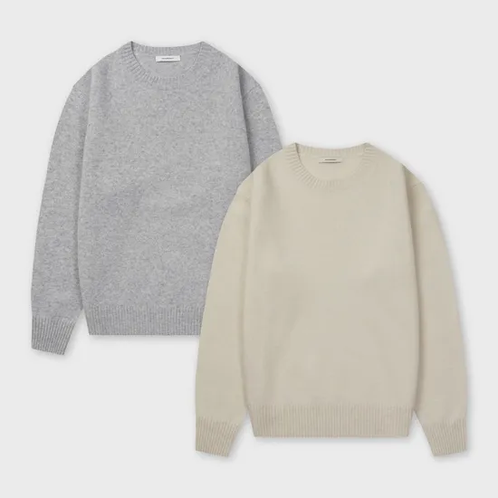 쉐기독 엑스트라파인 메리노울100 소프트 라운드니트