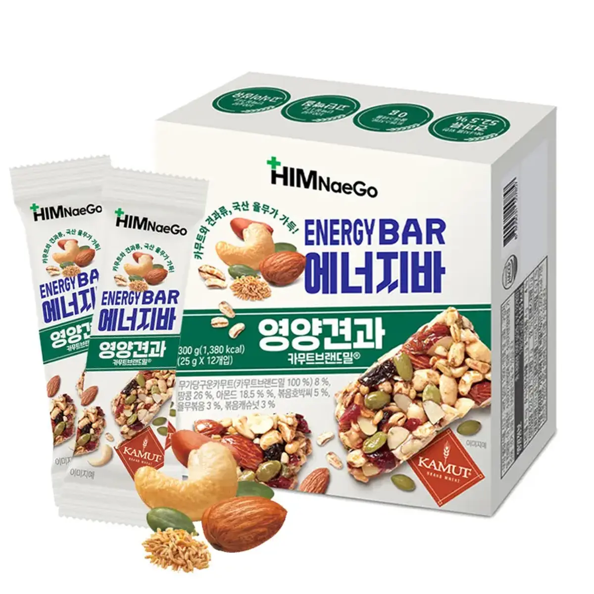 힘내고 카무트 영양바 25g 12개