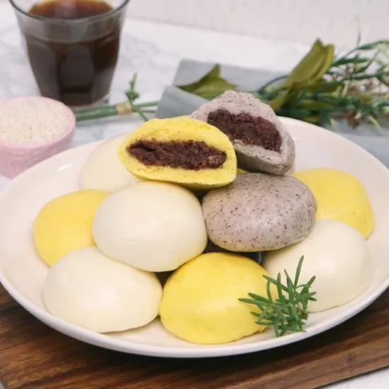 안흥찐빵 할매10개 단호박10개 흑미10개 총30개