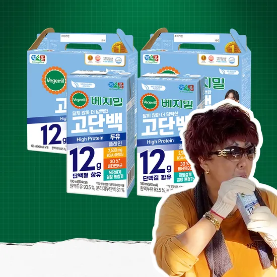 베지밀 고단백 두유 90ml 32팩