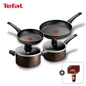 테팔 뉴 이노바시오 인덕션 프라이팬 냄비 4종 세트 유리뚜껑
