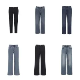 폴햄 사방스판 기모 데님 2장