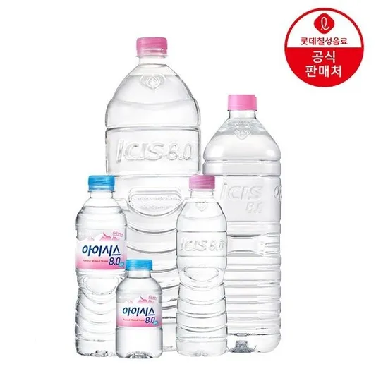 아이시스 8.0 무라벨 2.0L 12개