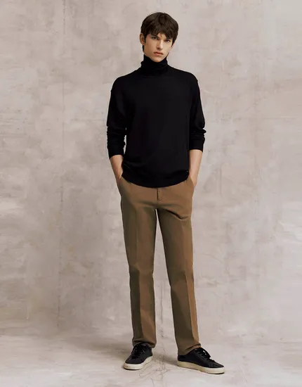 기모 울트라스트레치 테이퍼드 히든밴딩 면바지