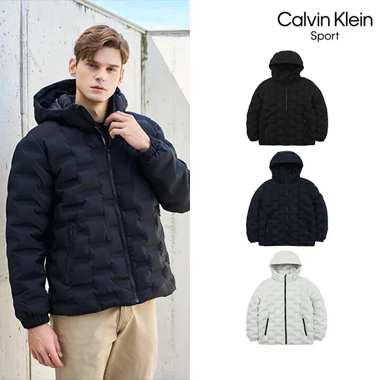캘빈클라인스포츠 SOMA-SOM 심리스 패딩 자켓