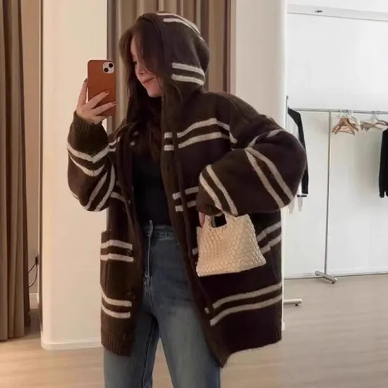 룰루 박스후드 가디건 1+1