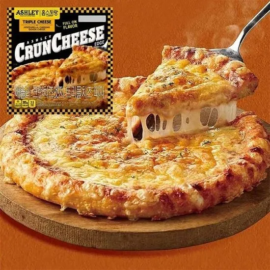 애슐리 크런치즈엣지 트리플치즈 피자 3판