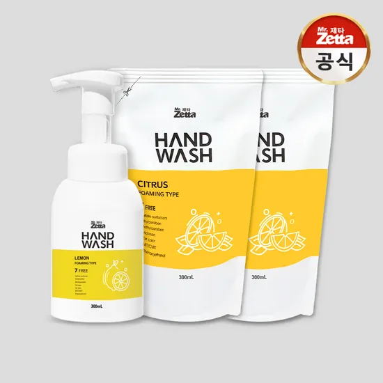 미스터제타 포밍 퍼퓸 핸드워시 300mL 1개 + 리필 2개