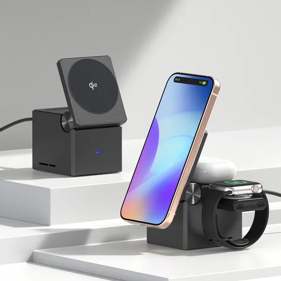 모아리 QI2 3in1 맥세이프 고속무선 충전기