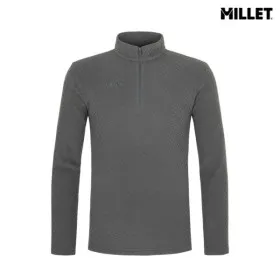 밀레 남성 랑엔 자카드 집업 티셔츠