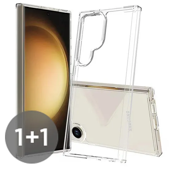 스마트폰 투명 TPU 케이스 1+1