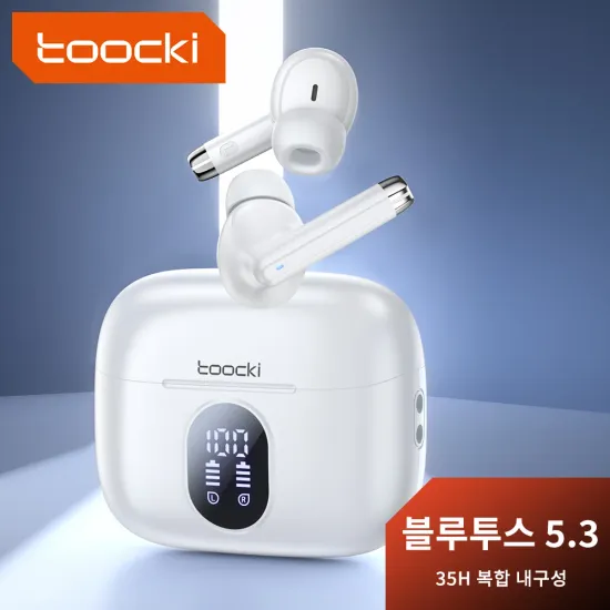 투키 TWS 무선 블루투스 이어폰 5.3 터치 컨트롤