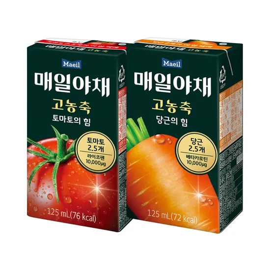 매일야채 고농축 토마토&당근 25ml 24팩
