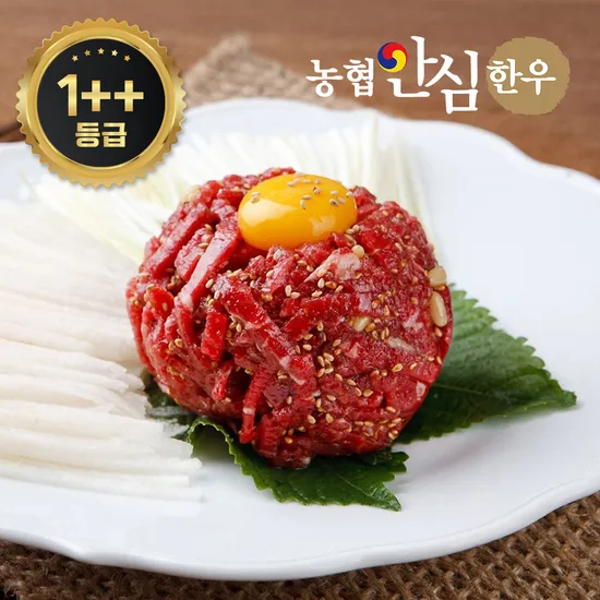 농협안심한우 ++등급 육회 600g (300g*2팩)