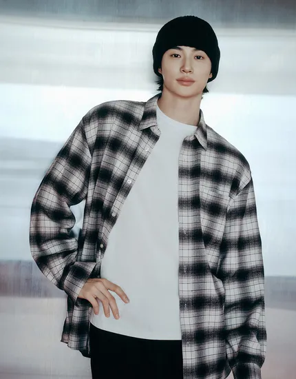 플란넬 체크 셔츠