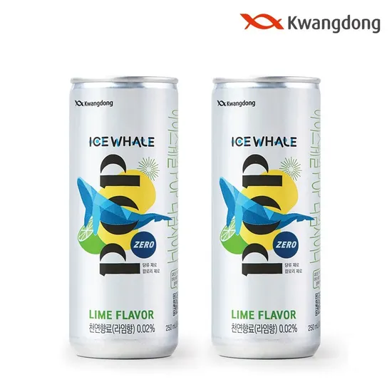 광동 아이스웨일 제로라임사이다 250ml 48캔