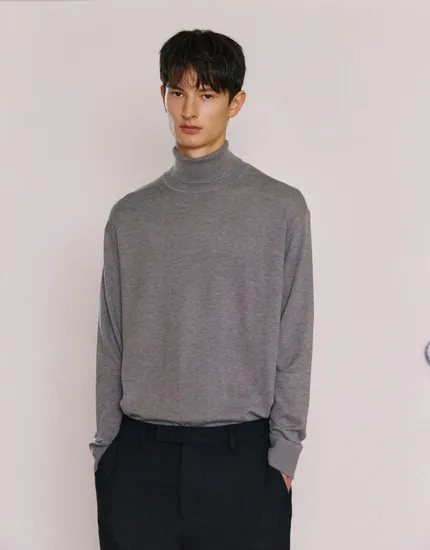 컨셉원 울 터틀넥 스웨터