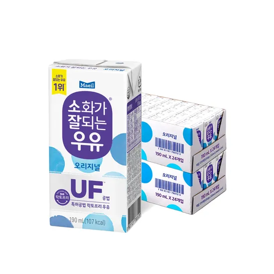 소화가 잘되는 우유 오리지널 190ml 48팩