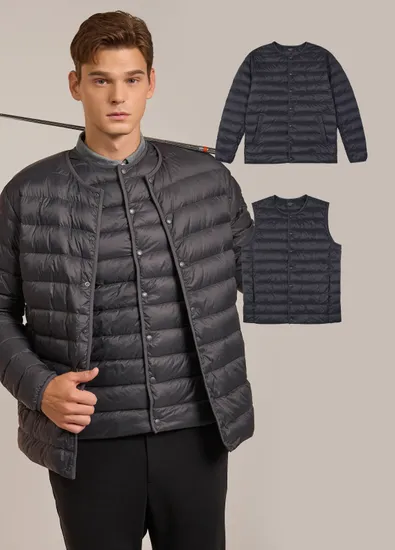 아다바트 남성 경량패딩 패딩조끼 세트 2개