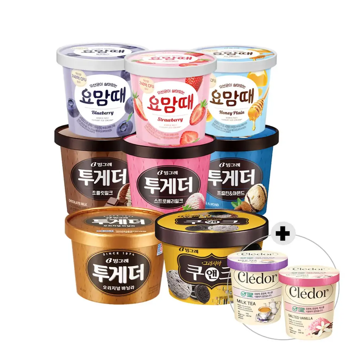 투게더 요맘때 파인트 모음 3+2 증정