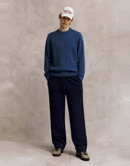 기모 스트레이트핏 트레이닝 팬츠