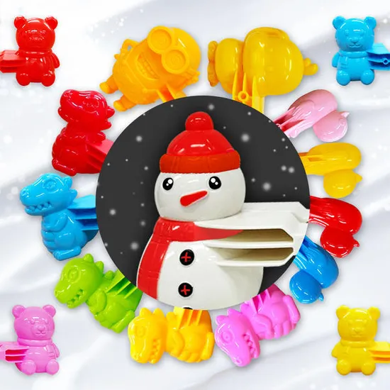 눈오리 스노우볼 메이커 눈사람 집게