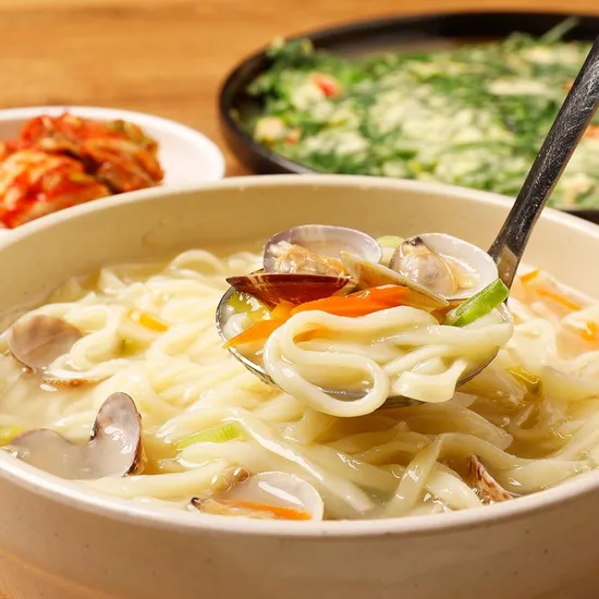 장안사 뜨락 전통 손칼국수 5인분 1kg 육수장 5개