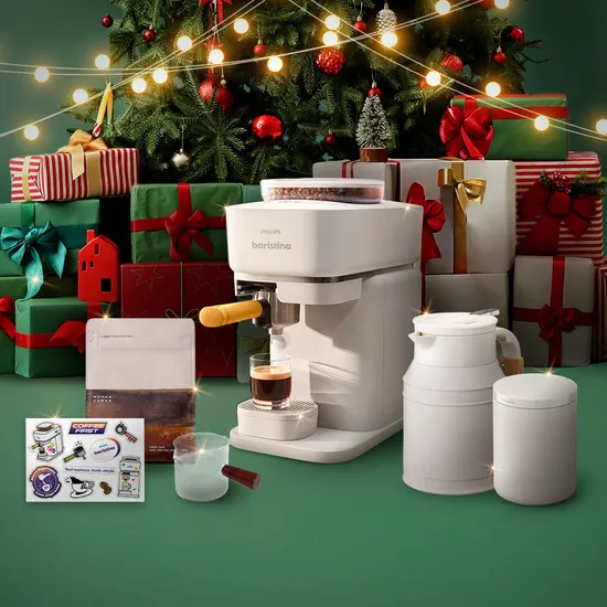 필립스 바리스티나 전자동 커피머신 홀리데이 마스터 패키지 증정
