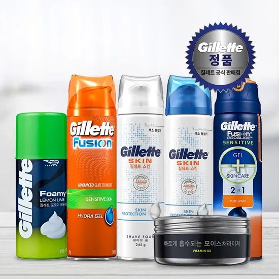 질레트 쉐이빙젤/폼 스킨텍 하이드라 포오미 퓨어스포츠 외 다양 가격 다양