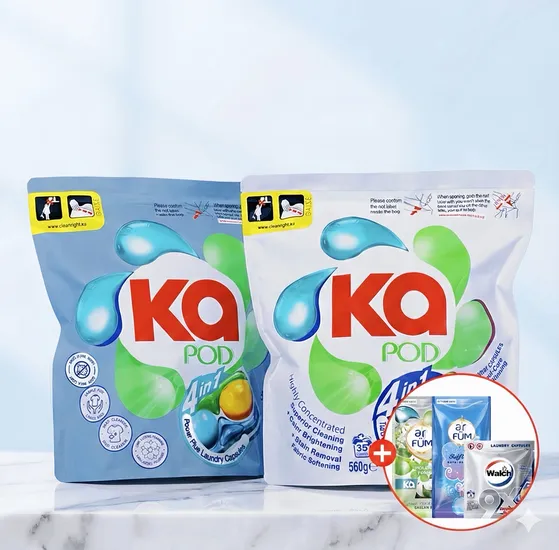 카포드 듀얼코어 캡슐세제 35개+35개 향기부스터 10g x 2개