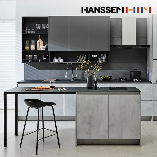 한샘 밀란100 무드베이지 키친 리모델링