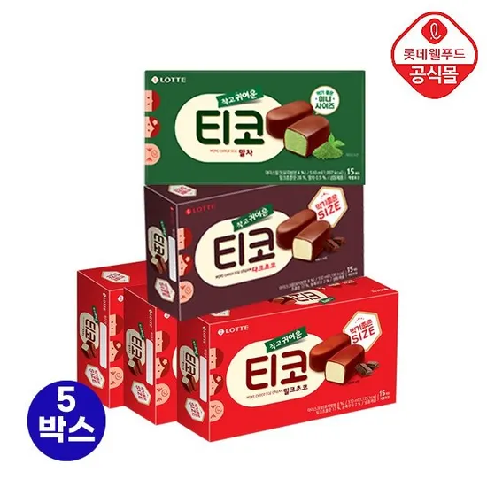 롯데 티코 510ml 5박스