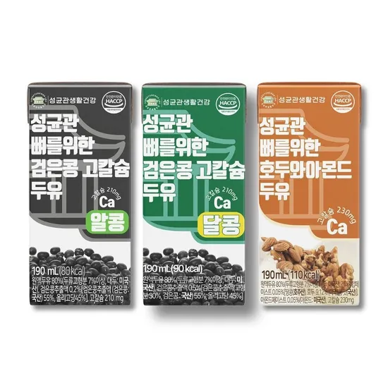 성균관 고칼슘 두유 190ml 48팩