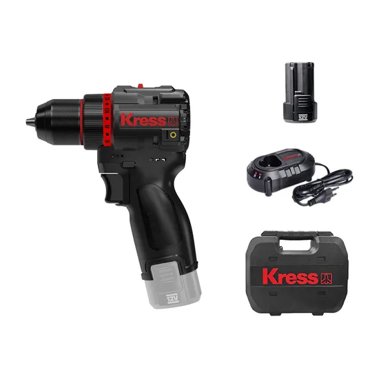 크레스 충전 드릴 드라이버 12V 2.0Ah 배터리 1개 BL KU204.1