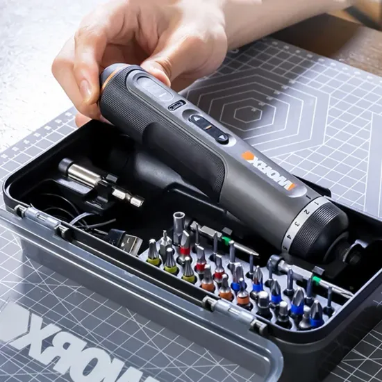 Worx 4V WX242 전기 스크루 드라이버 세트