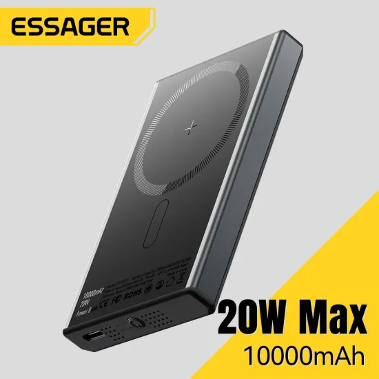 Essager 맥세이프 마그네틱 보조배터리 10000mAh