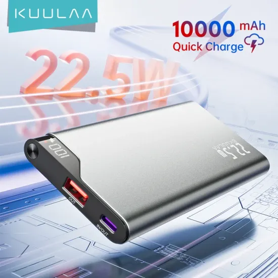 KUULAA 10000mAh 휴대용 충전기 보조배터리