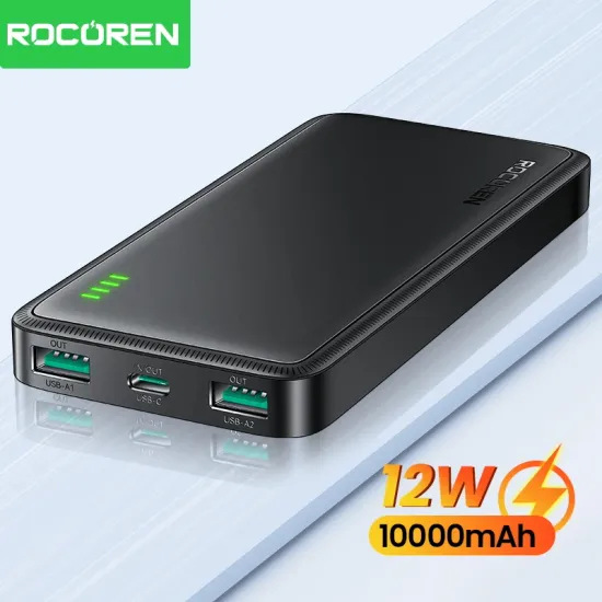 Rocoren 10000mAh 휴대용 보조배터리