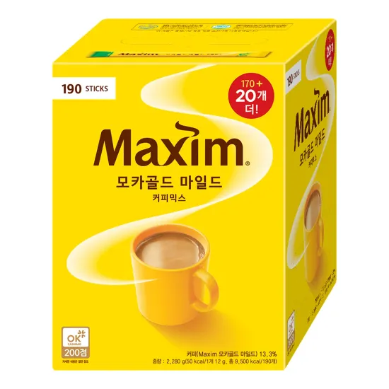 맥심 모카골드 마일드 커피믹스 190T