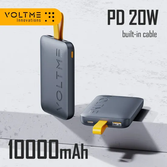 VOLTME 10000mAh 보조배터리 PD 20W 충전 USB C