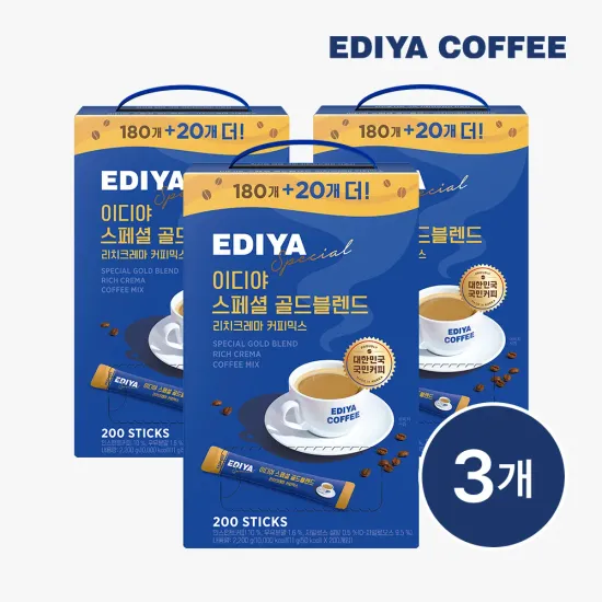 이디야 골드블렌드 커피믹스 600T