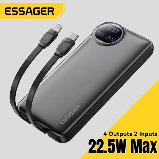 Essager 22.5w 보조배터리 1만 6.76